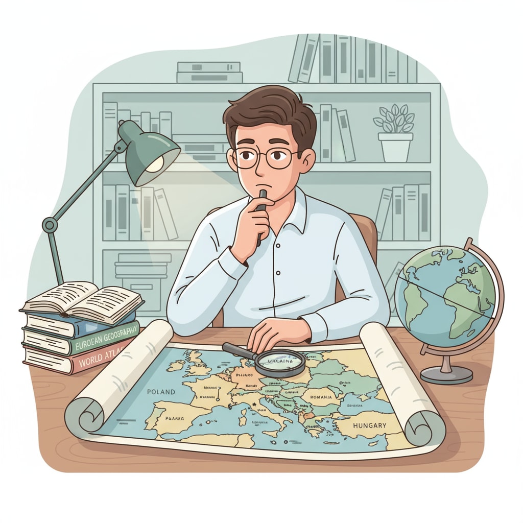 A Pakistani man researching Eastern European countries for immigration and study