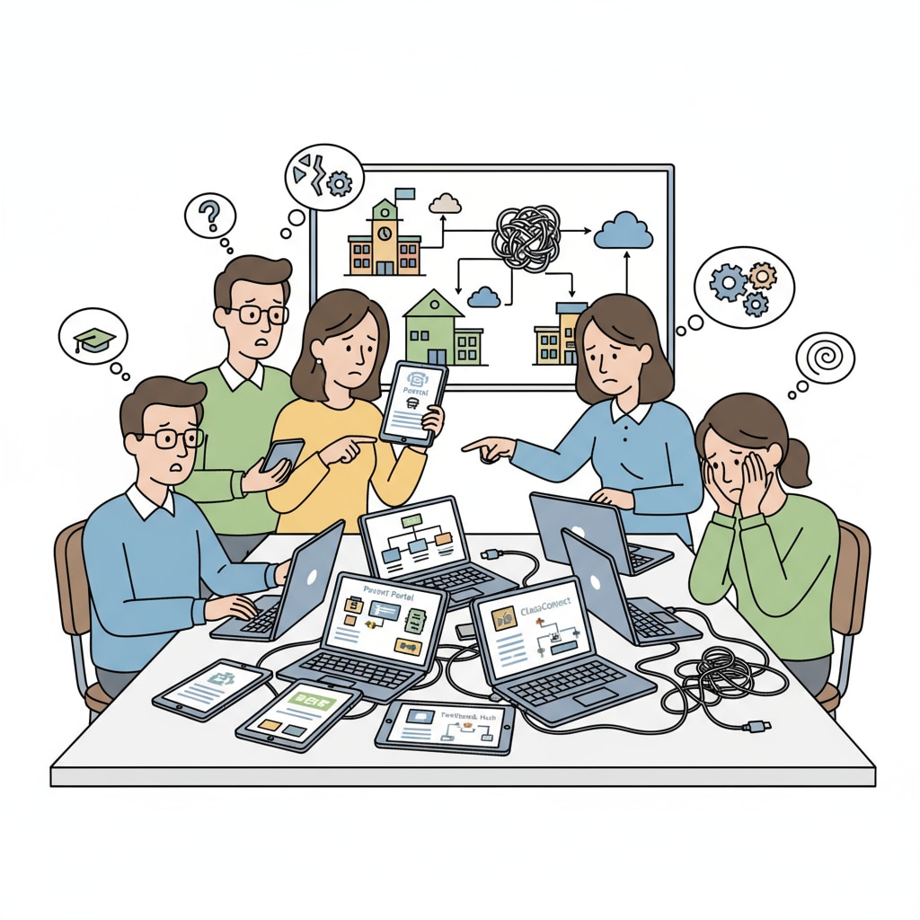 Parents struggling with multiple school platforms in digital age