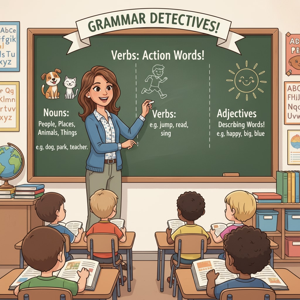 Traditional English teaching method in lower primary school