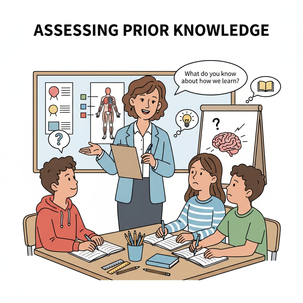A teacher having a friendly conversation with uneducated adolescents to assess their knowledge. Teacher assessing uneducated adolescents' knowledge for effective teaching planning in adolescent education and fundamental literacy