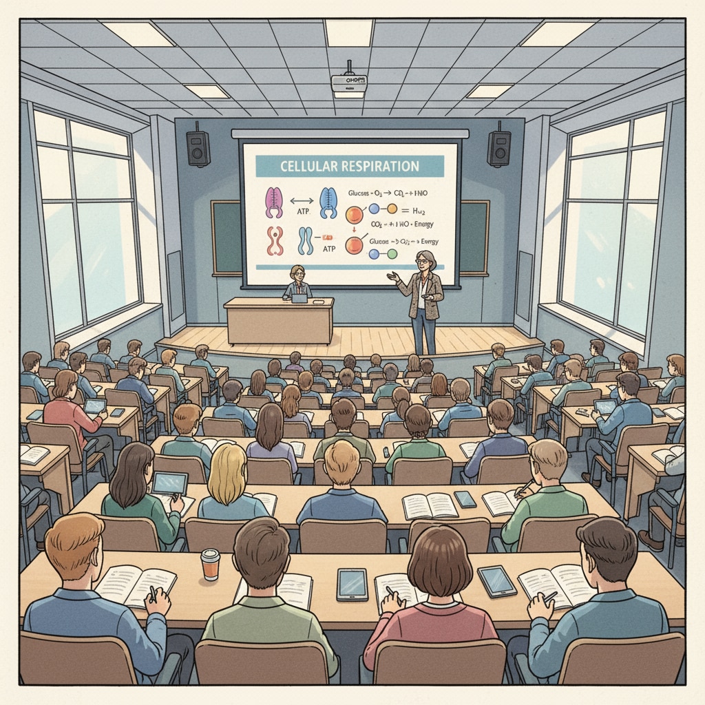 University students engaged in learning, which is one of the career paths high school graduates can choose, influencing their future employment prospects