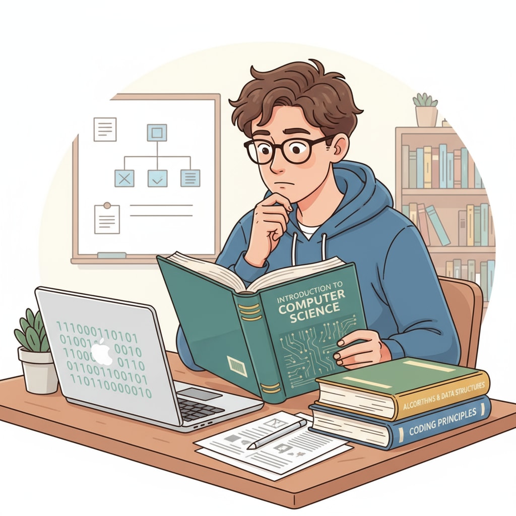 A student reflecting on their educational choices in relation to A-levels and computer science