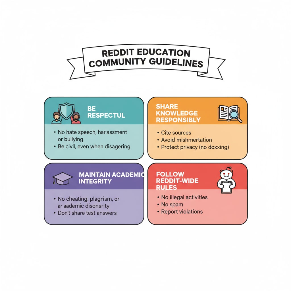 Community rules for Reddit's education community