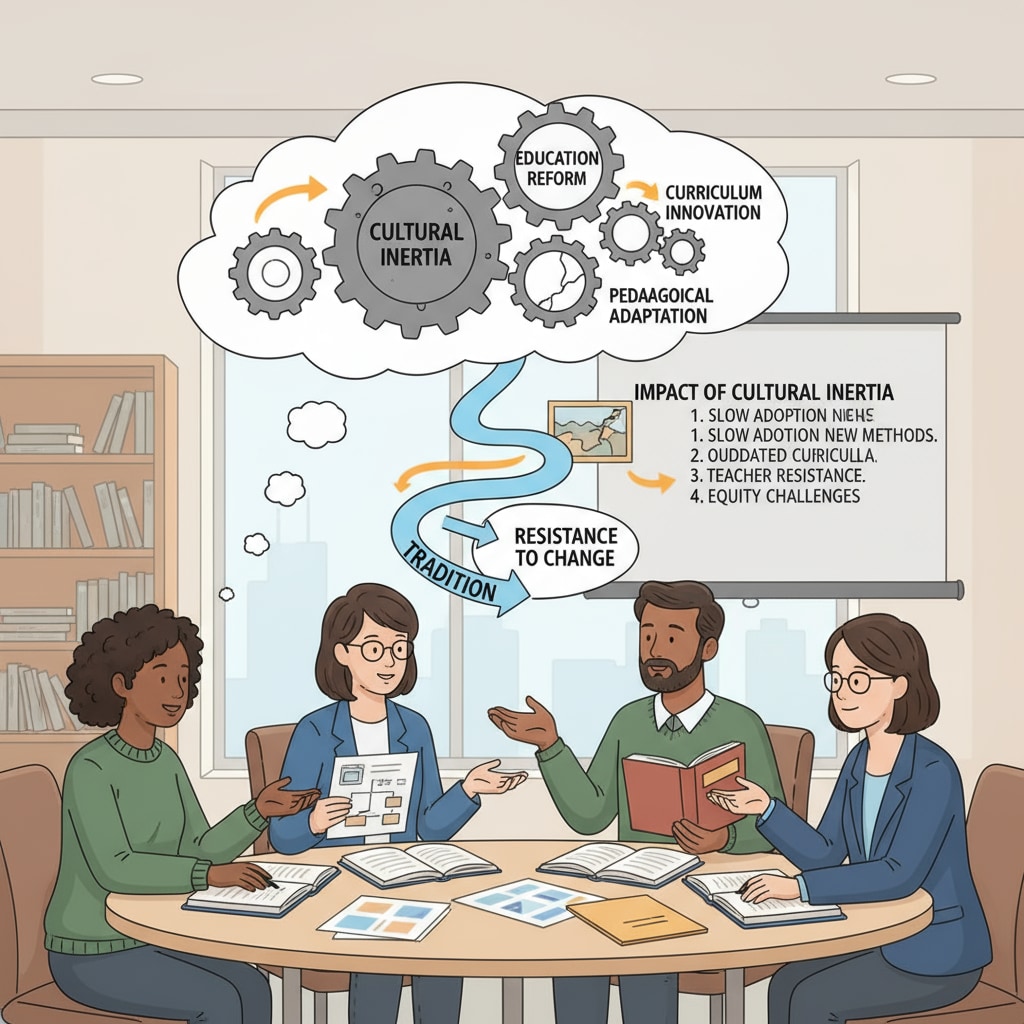 American education system, cultural deficiencies, lack of scientific evidence - educators discussing cultural inertia