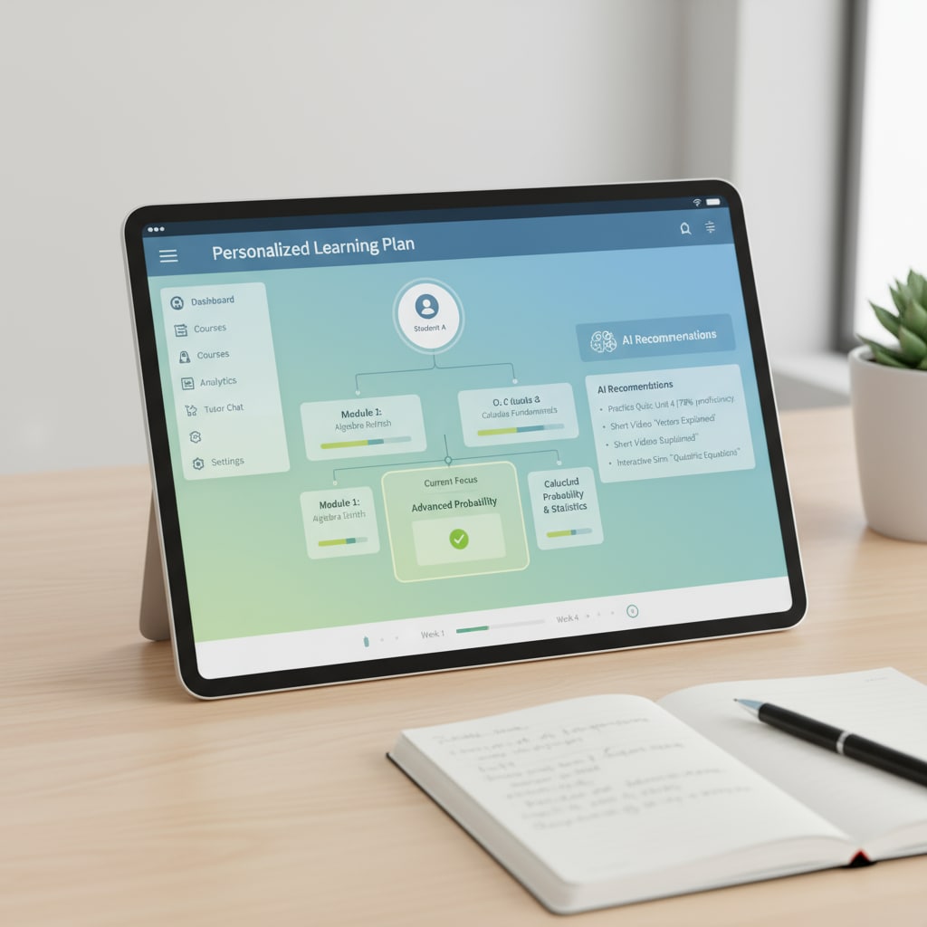 An AI-powered adaptive learning platform for K12 education.