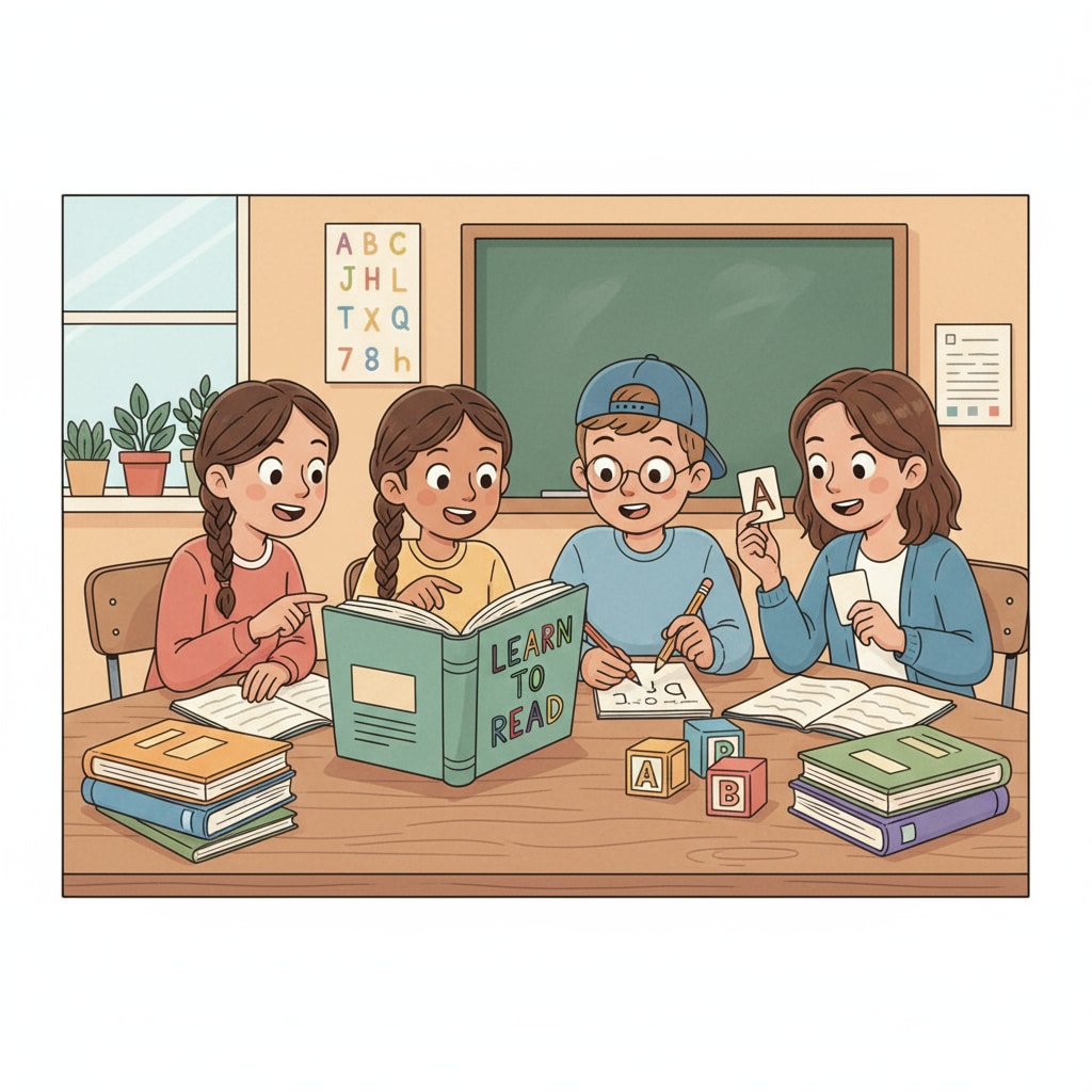 Uneducated teenagers ready to learn basic literacy as part of adolescent education teaching planning.