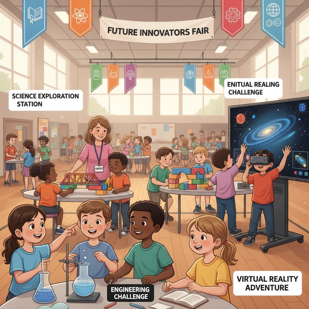 Students participating in an educational event planned by professionals in K12 schools related to event planning, professional certification, communication degree