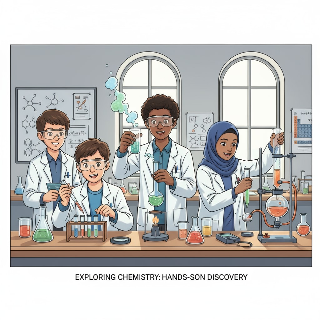 Students are actively conducting hands - on experiments in a science lab, showing high levels of engagement. Students engaged in hands - on experiments in a science lab as part of an innovative course