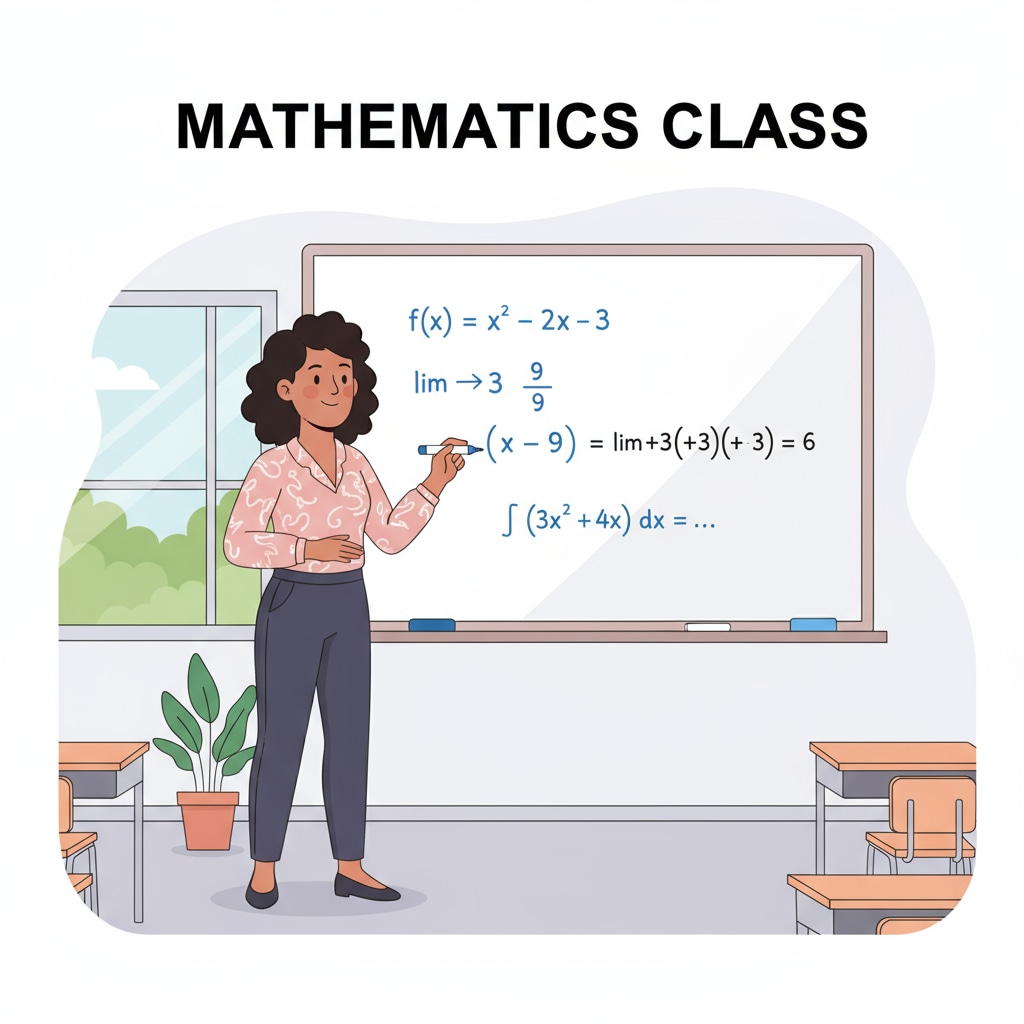 A math teacher writing equations on a whiteboard relevant to mathematics teachers, career planning, and educational paths