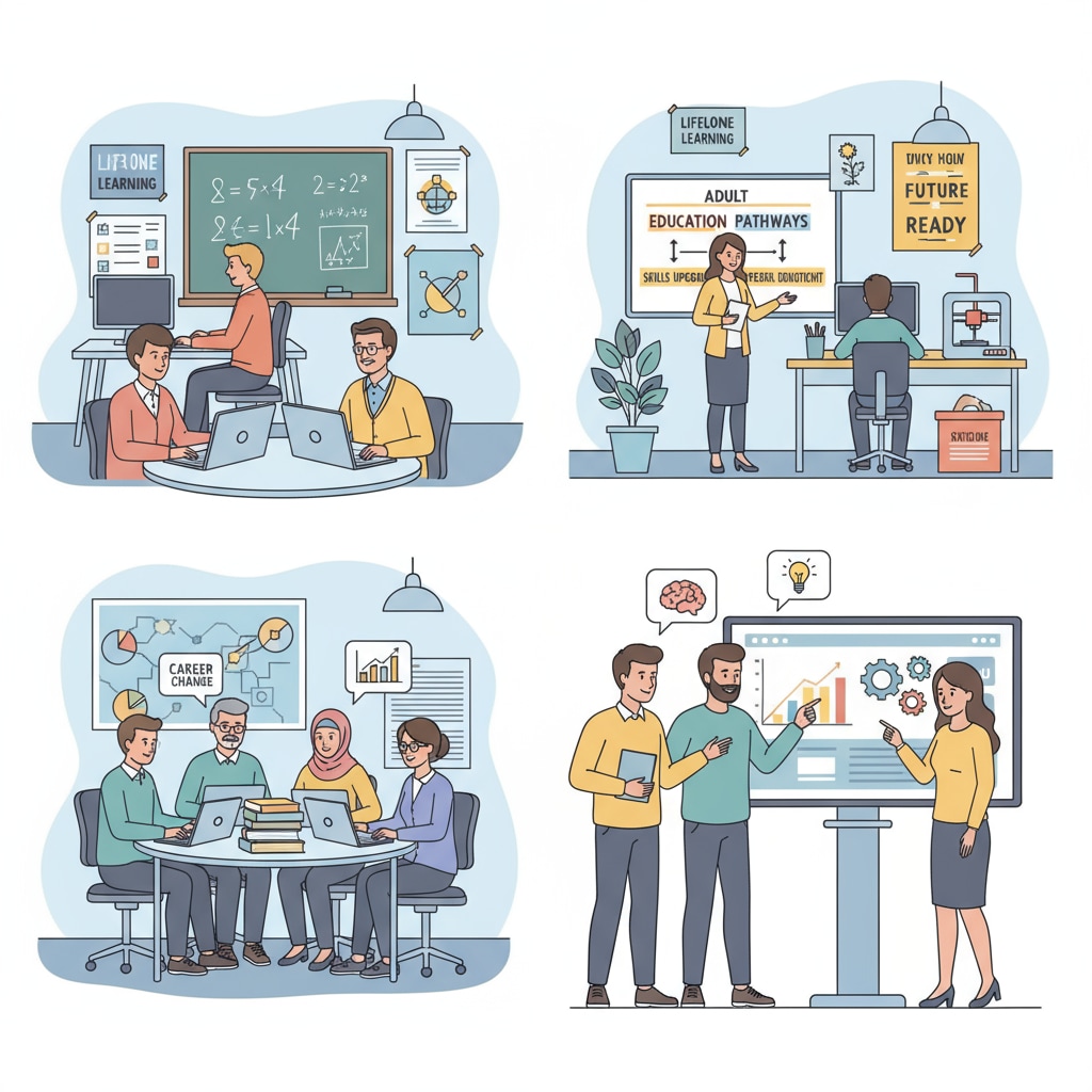 Adult students considering high school diploma, GED, and HiSet in adult education