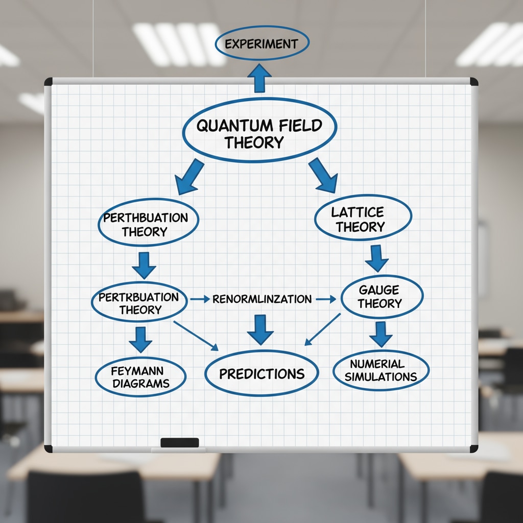 A diagram on a whiteboard shows a complex math concept being broken down into smaller, more understandable parts, with arrows indicating the relationships between them. A visual representation of deconstructing a math concept for ultralearning, deep learning, and self-directed learning