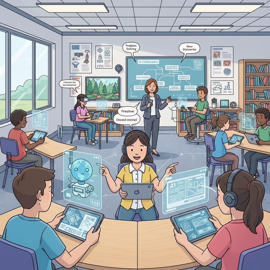 Students using AI tools in education for assessment purposes