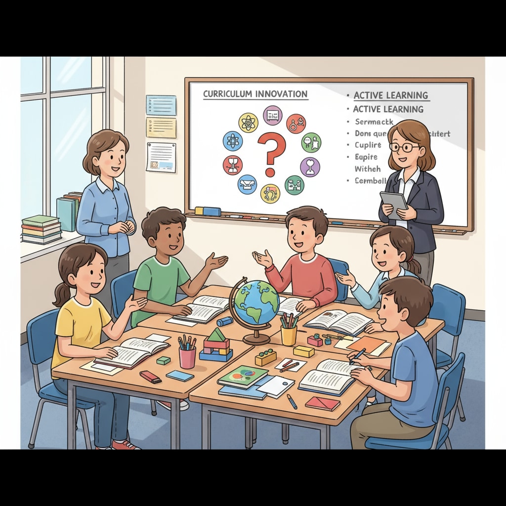 Students are actively discussing in a classroom, with textbooks and project materials on the desks. This shows an active learning environment in a school, which is related to the curriculum quality aspect of school selection. Classroom scene of students discussing, related to private schools, commute time, and school selection