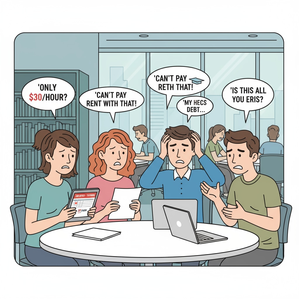 Australian university graduates concerned about low pay in tutoring jobs