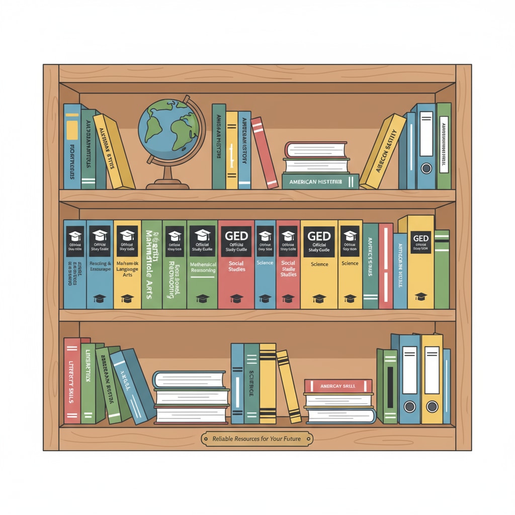 GED official math and science study guides