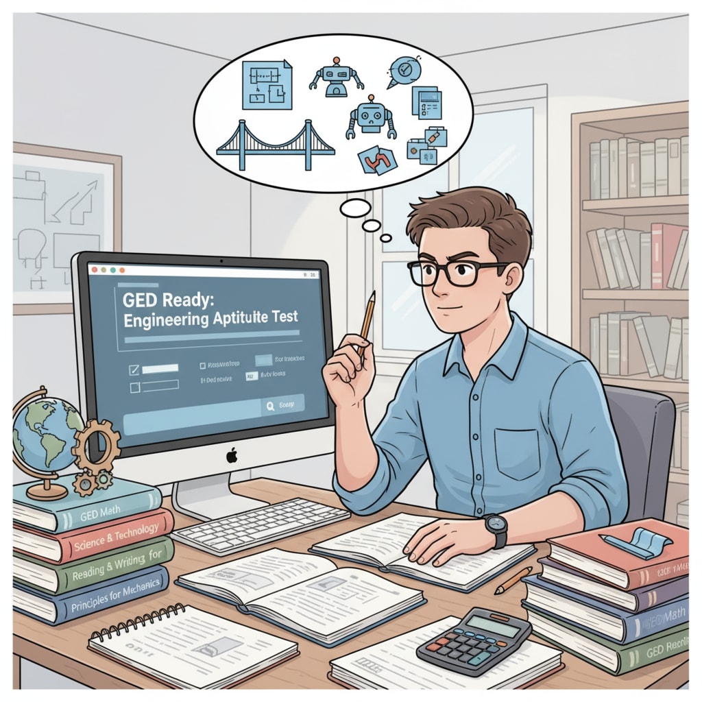 A student studying for the GED to pursue engineering