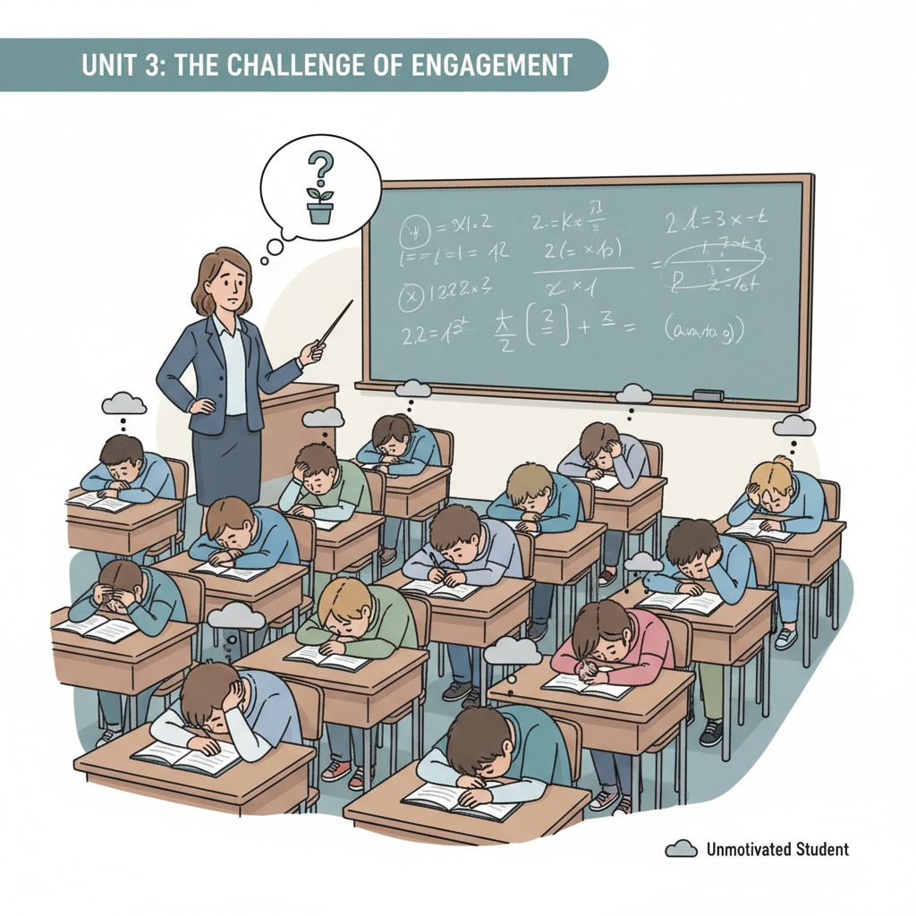 K12 students experiencing loss of motivation related to learning burnout