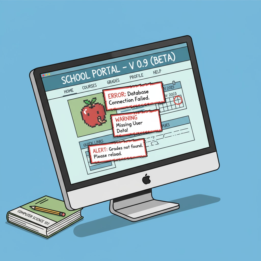 Suspicious - looking website claiming to be a school platform among School Accounts, Peachjar, Securely - related platforms