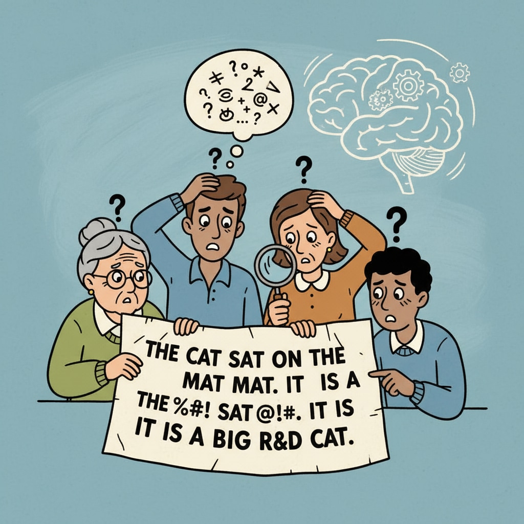 Functional illiteracy in the US - people struggling to read