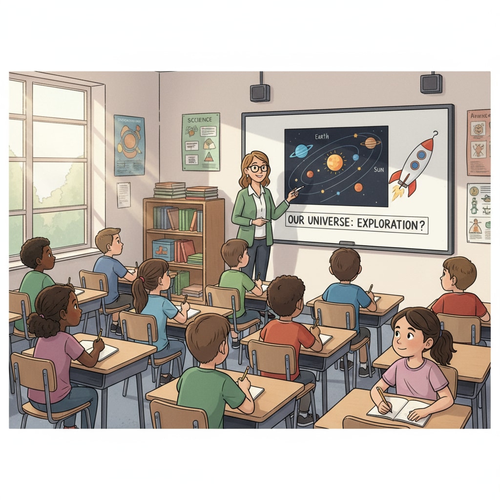 K12 students paying attention during a lecture