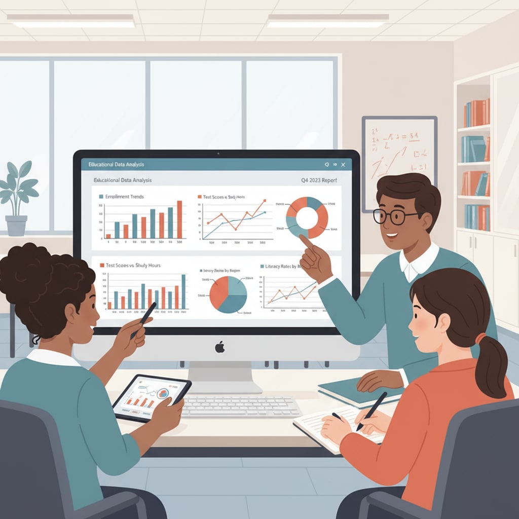 Students Analyzing Educational Data for Master's Programs in Educational Data Analysis