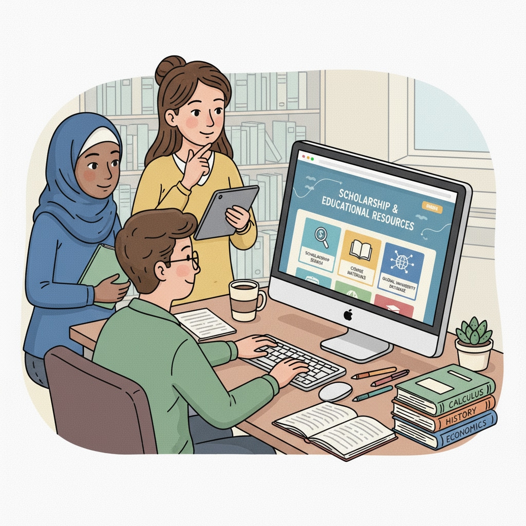 Students seeking resources for higher education and career choices