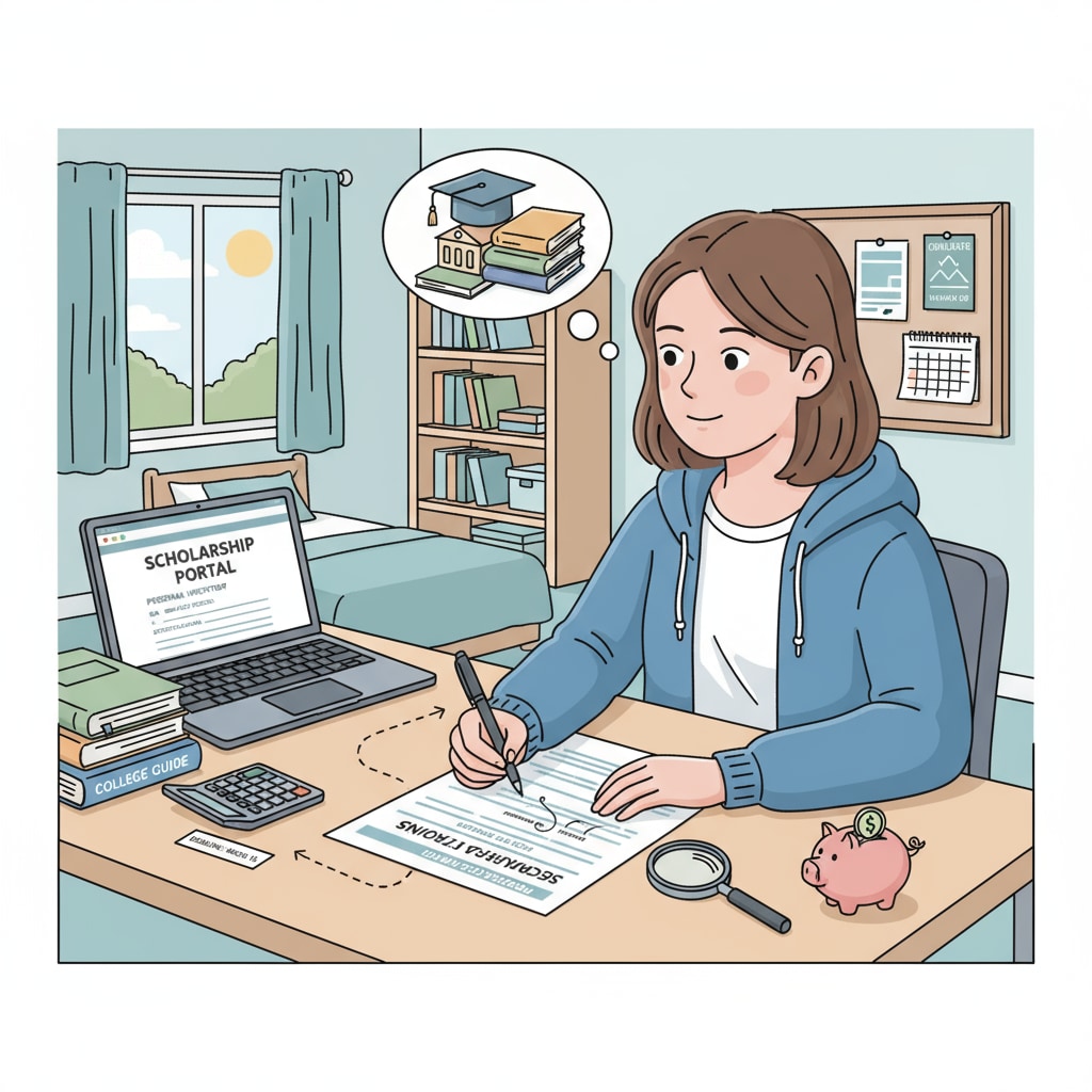 A student engaged in the UK private primary school scholarship application process