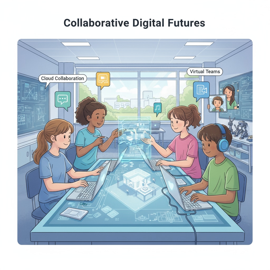 Collaborative digital learning in middle school post-pandemic