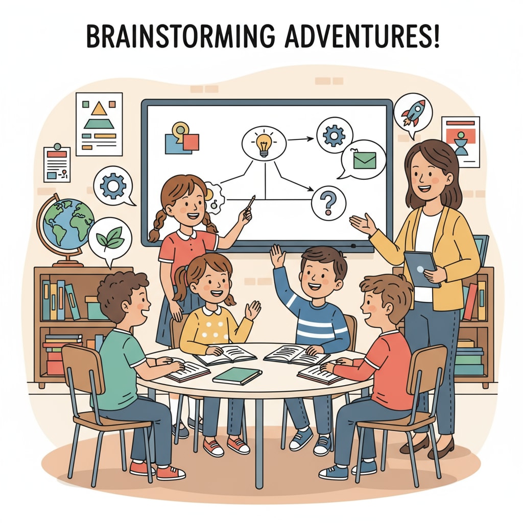 Students interacting during classroom learning