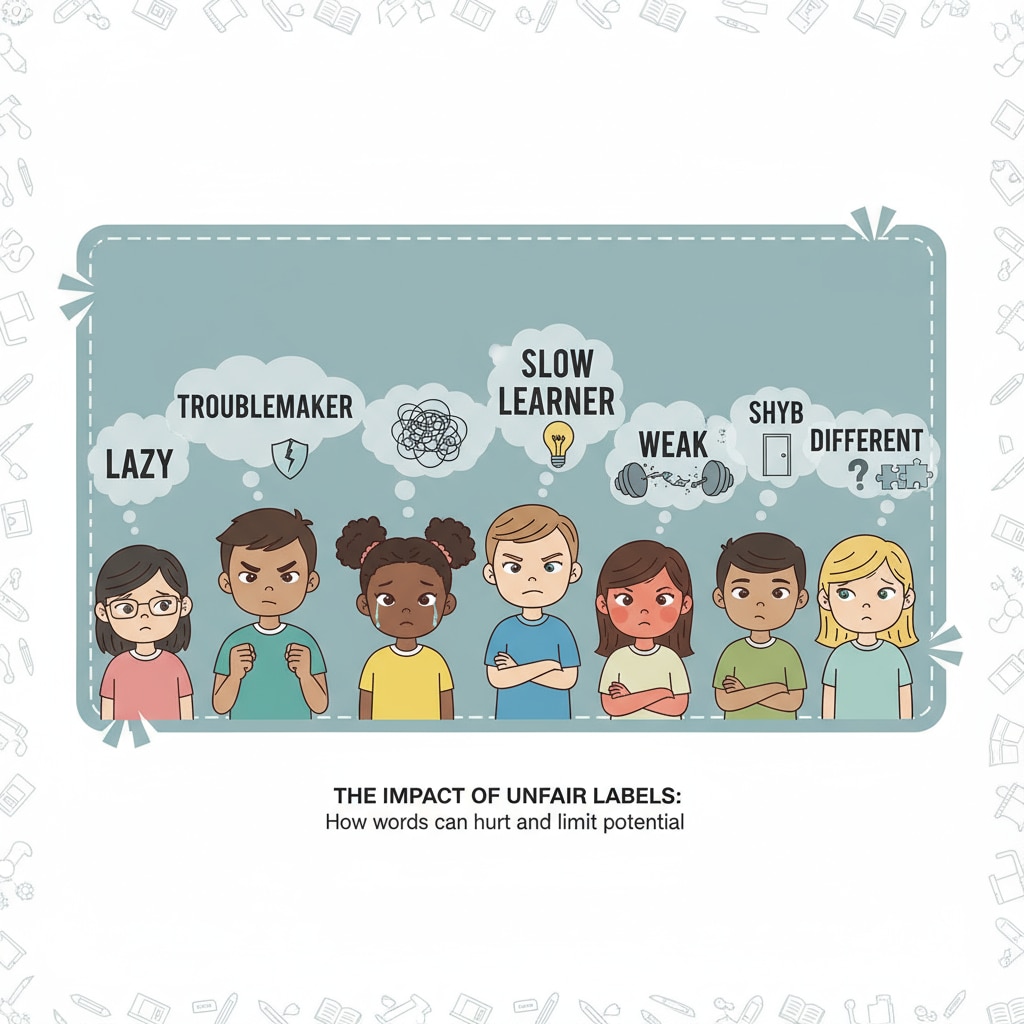 Students with expressions reflecting the effects of school injustice, teacher bias, and student labeling