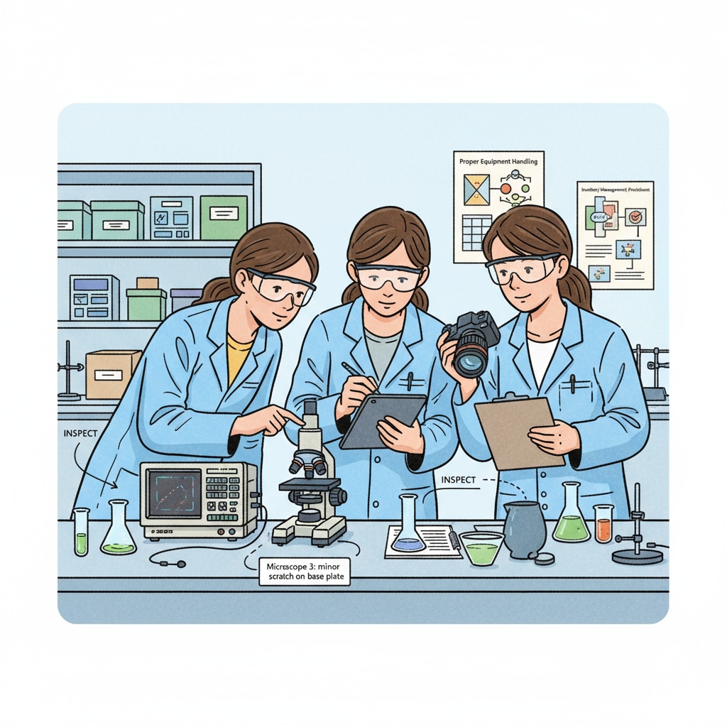 Students showing responsibility while handling rented items for campus sharing