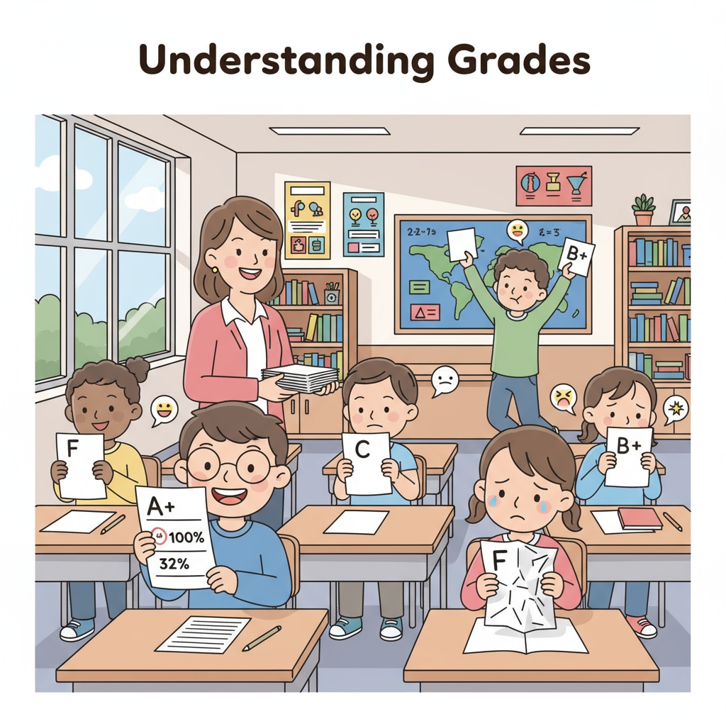 Students' reactions to graded test papers related to grades, employment, and student performance