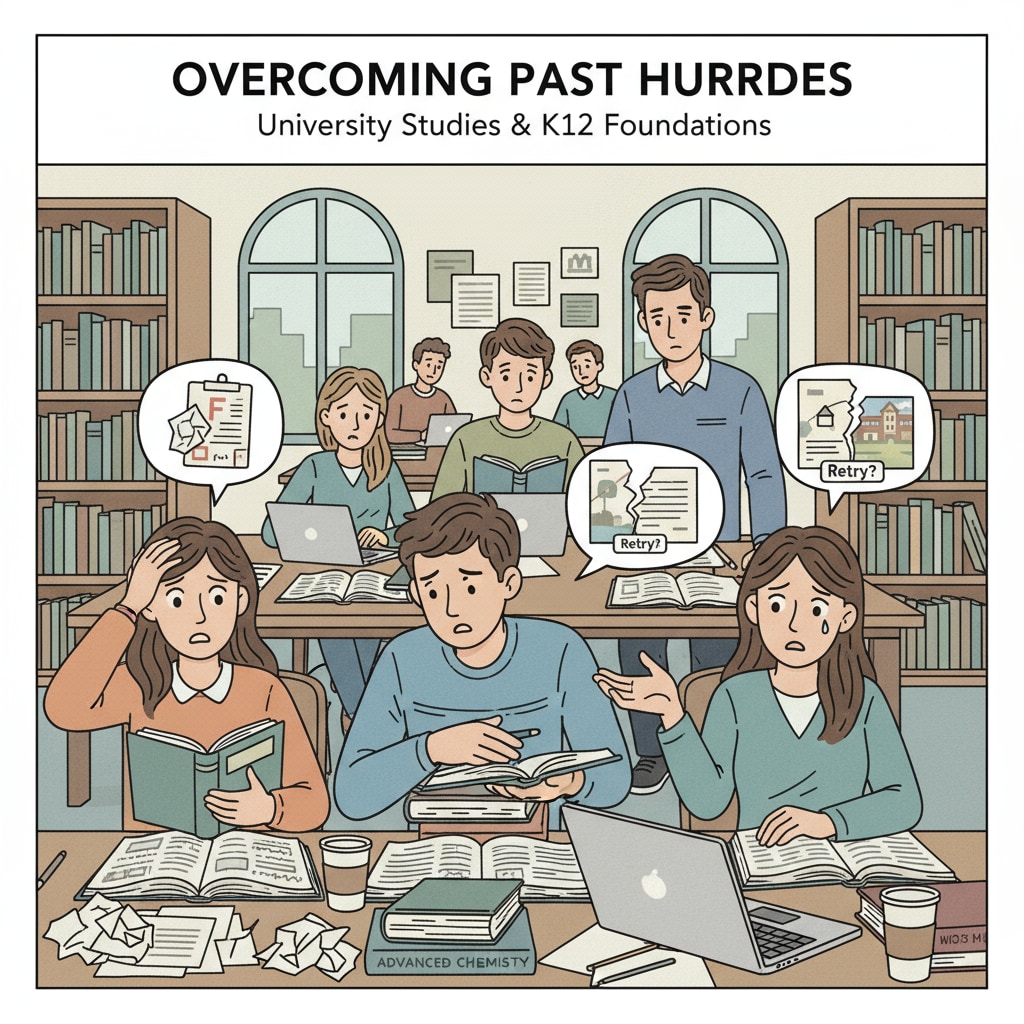 University students under academic pressure due to K12 - related academic issues