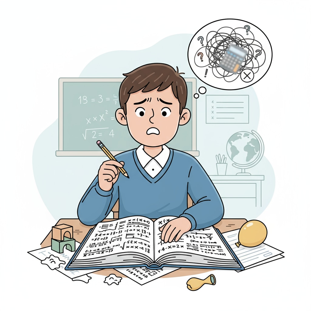 Student struggling with complex problem due to basic knowledge gap in K12