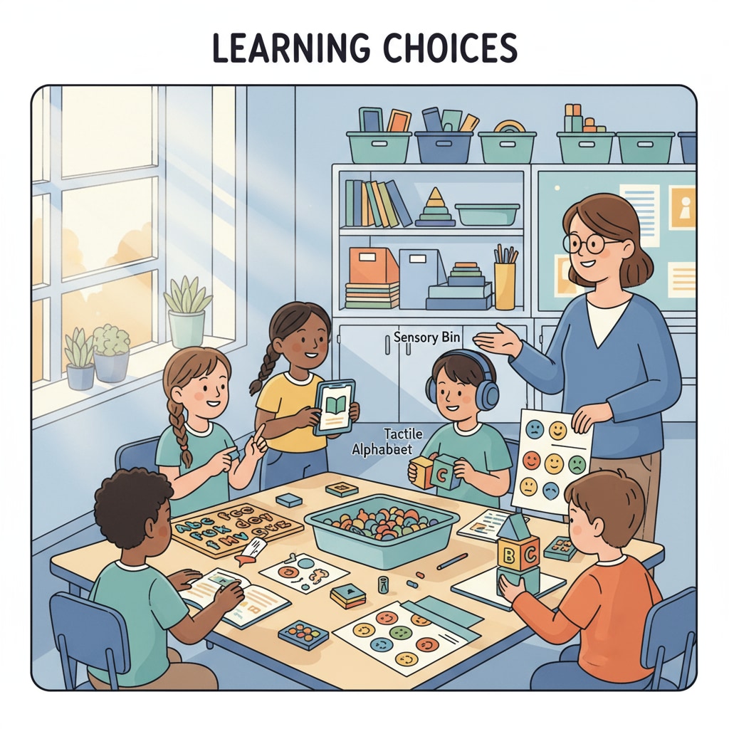 Special education students exercising their right to autonomous choice.