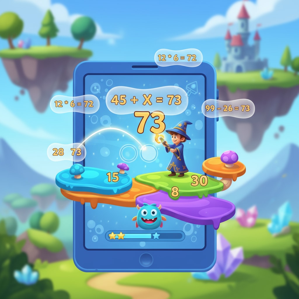 A view of Prodigy Math Game demonstrating its learning-focused gameplay compared to regular games like Mario.