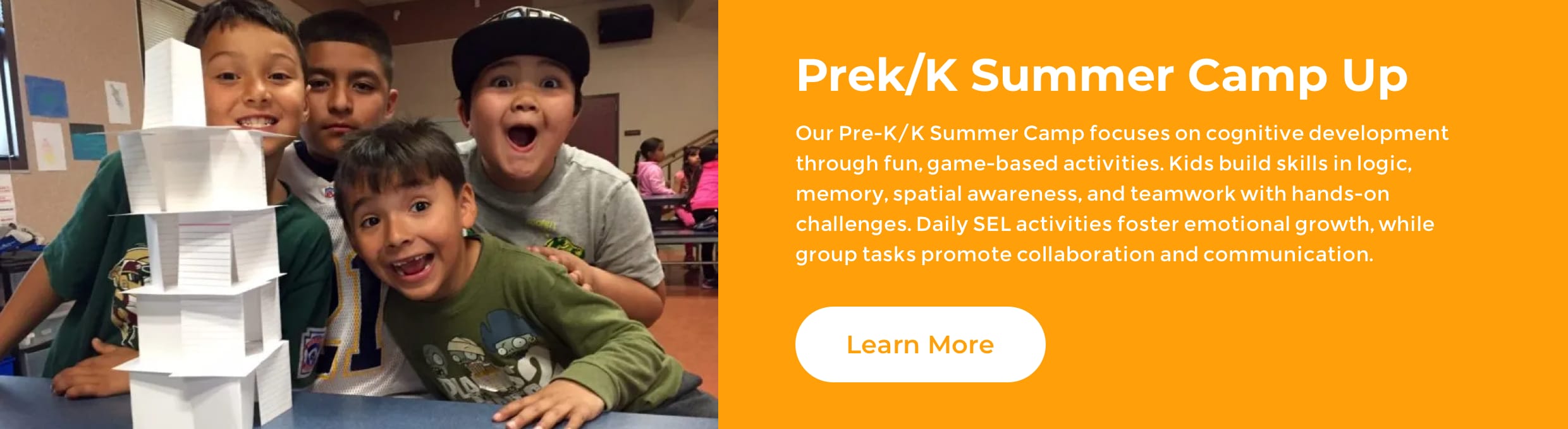 prek/k summer camp up