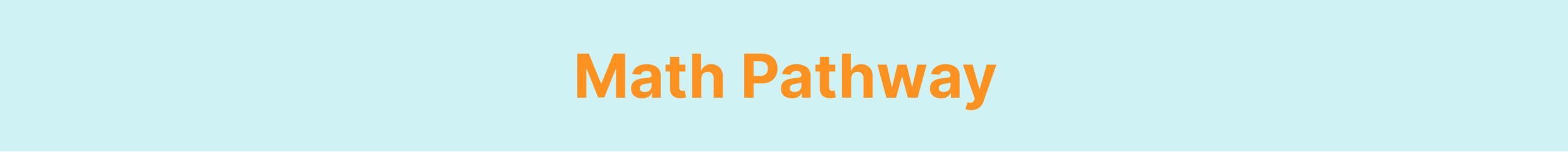math pathway