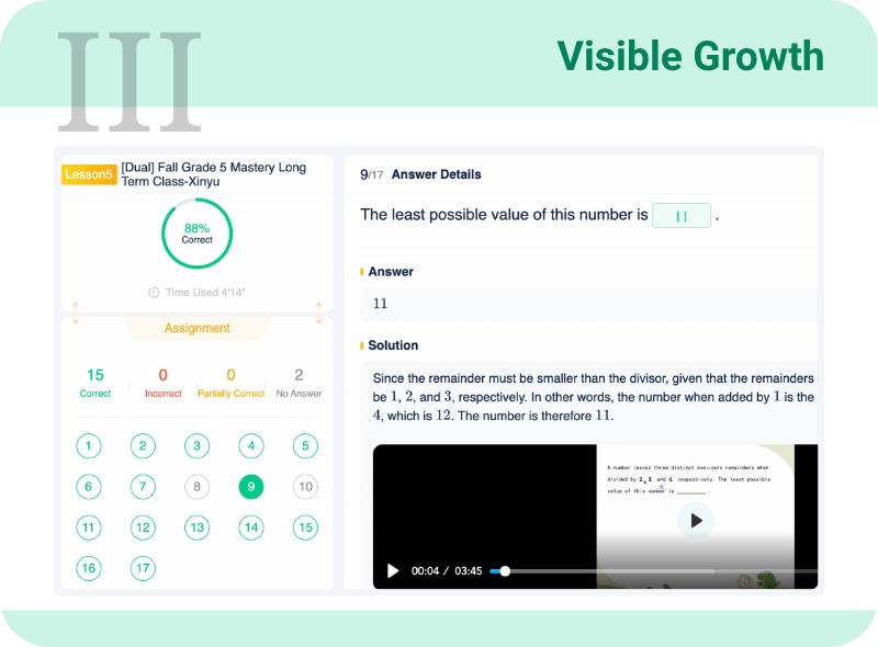 Progress tracking with class reports, periodic tests, and teacher feedback ensures visible growth.